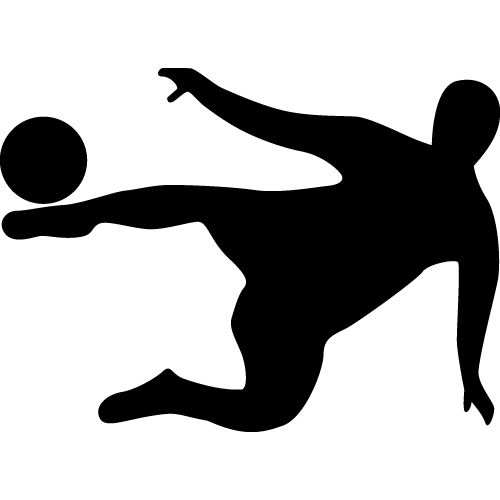 Sticker football - Sticker foot : joueur 5 - decorecebo
