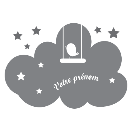 Emporte-pièce nuage et étoiles Personnalisable avec prénom Conçu et  fabriqué pour vous -  France
